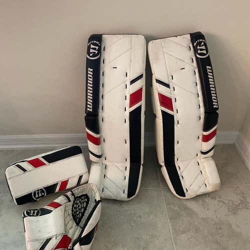 White Intermediate 31" Regular Ritual G3  Goalie Full Set