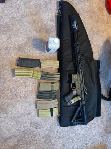 Black Used Air soft Equipment great Condition