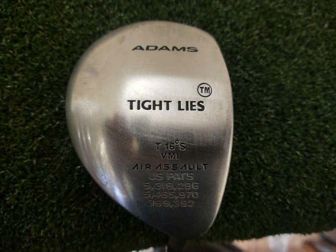 Adams Tight Lies Fairway 3 Wood Graphite Shaft Stiff Flex 16 Degree