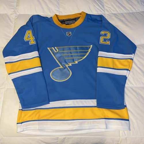 Reebok David Backes #42 St. Louis Blues Jersey (Sz 50)