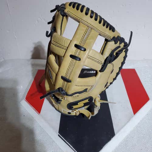 Yellow Used High School/College SSK Right Hand Throw Catcher's PRO Metal MP-22 Softball Glove 34"