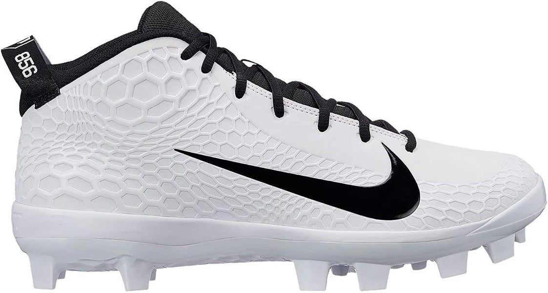 new mens size 8 nike mike trout force pro 5/v mcs molded baseball cleats ah3376-101