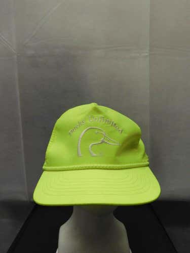 Vintage Ducks Unlimited Yellow Snapback Hat