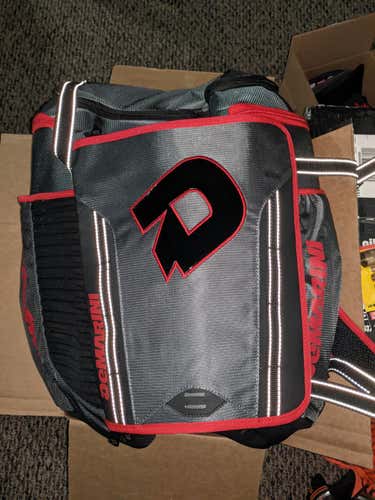 Gray Red New DeMarini Bat Pack