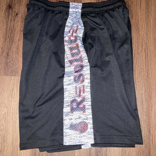 Black Resolute Lacrosse XL  Shorts