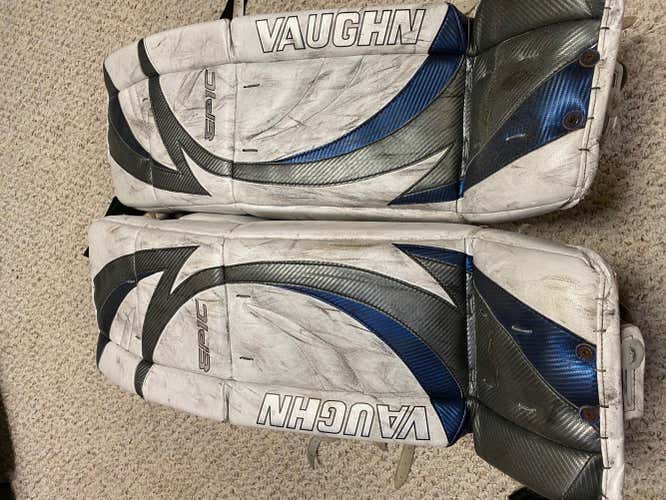 Used Senior 35" Vaughn Goalie Leg Pads