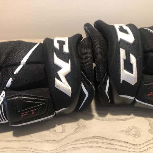 Black Senior CCM Jetspeed FT1 13" Gloves