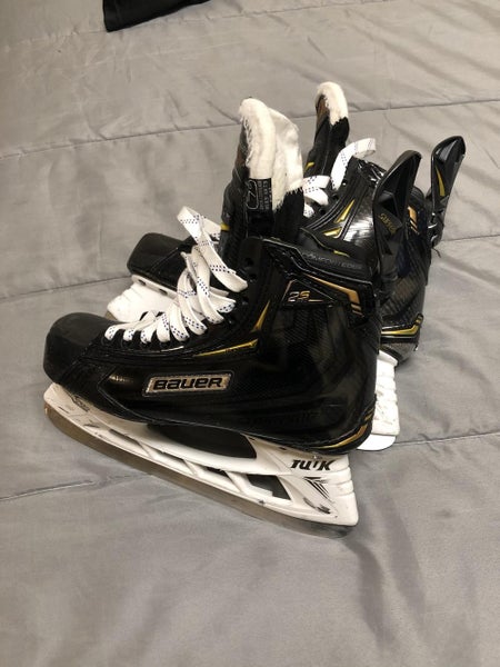 Used Senior Bauer Supreme 2S Pro Hockey Skates Regular Width Pro Stock Size 7
