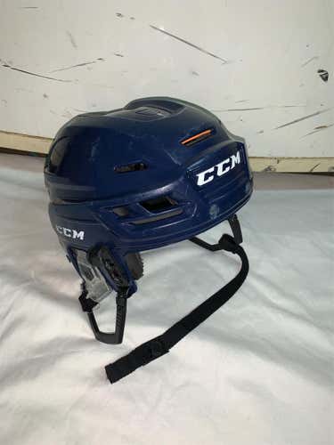 Blue Used Medium CCM Tacks 710  Helmet