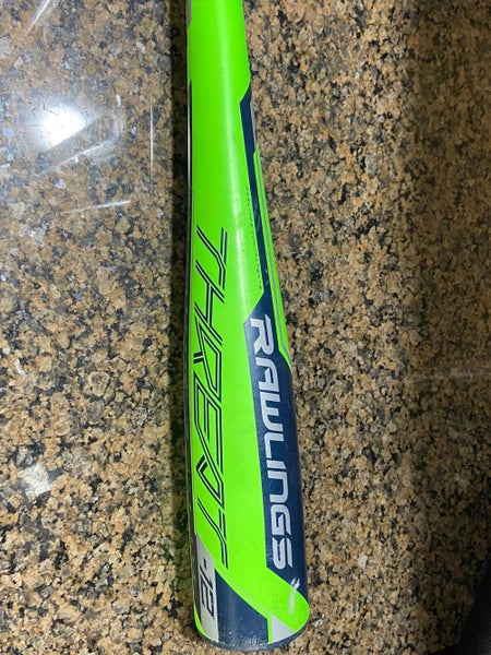 Used Kid Pitch (9YO-13YO) 2019 Rawlings Composite Threat Bat (-12) 15 oz 27"