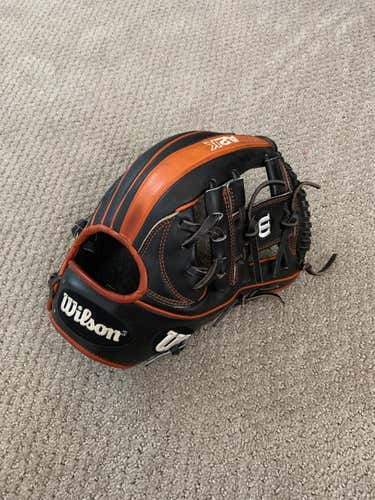 Black High School/College Infield A2K 11.75" Baseball Glove