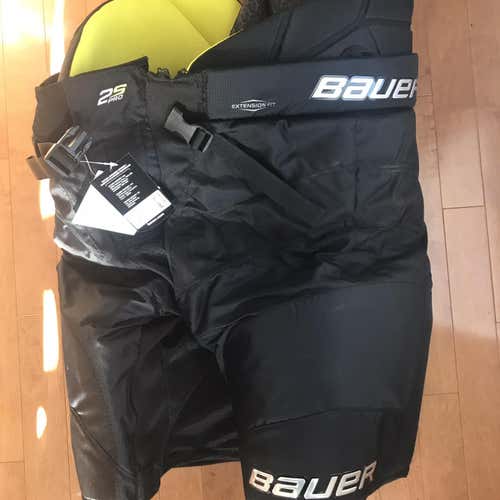 Black Senior XL Bauer Supreme 2s Pro  Hockey Pants