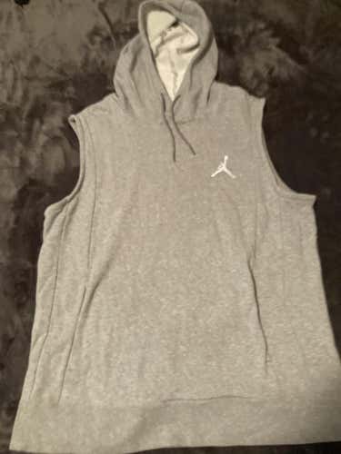 JORDAN MENS SLEEVELESS HOODY