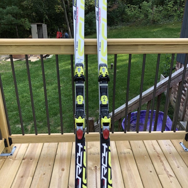 Unisex 2012 Racing Fischer worldcup GS With Bindings Max Din 12 Skis