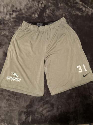 WAGNER MENS LACROSSE TEAM ISSUED NIKE PRACTICE SHORTS (#31)