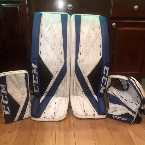 Blue Senior 34" Regular Premier II Pro Goalie Full Set