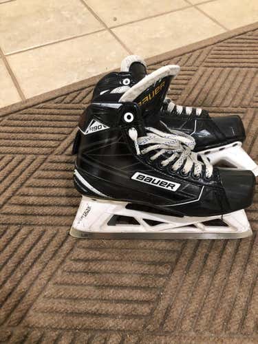 Used Senior Bauer Supreme S190 Hockey Goalie Skates Regular Width Size 6