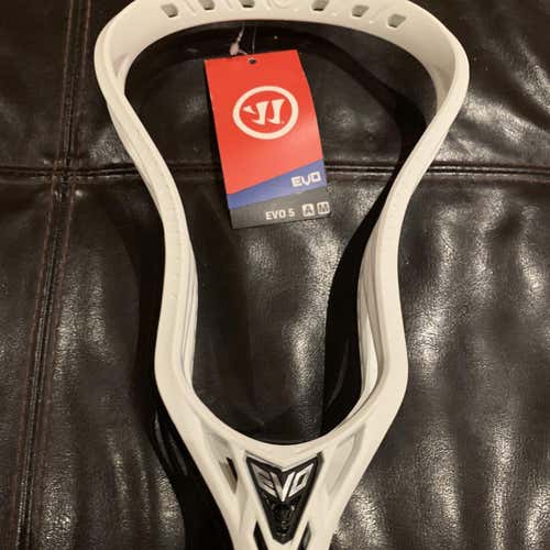 White New Unstrung Evo 5 Head
