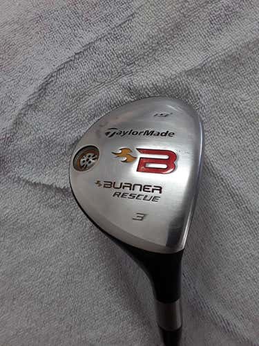 Used Men's TaylorMade Right Handed Burner Rescue Hybrid Regular Flex 3H