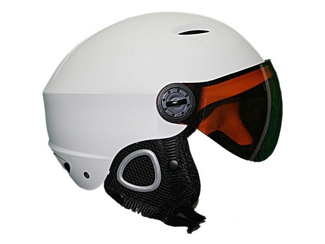 NEW Visor ski snowboard helmet winter sports visor helmet  M white New