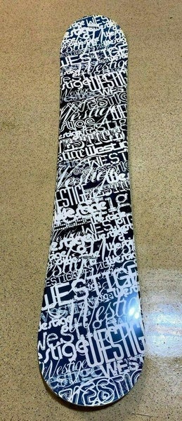 Westige Typo Snowboard Camber Cap All Mountain 150cm with Burton Sticker