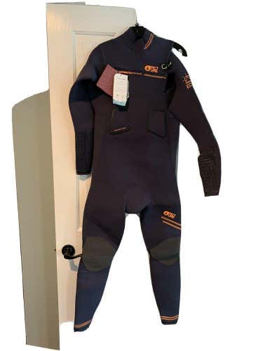 Picture Neoprenanzug Dome 4/3mm Herren Langarm C Grey Wetsuit (Large) MVT115