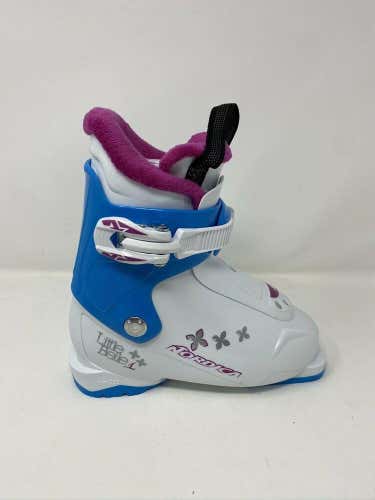Nordica Little Belle 1 Ski boot  US Kid 12 (mondo 185) White Blue Youth