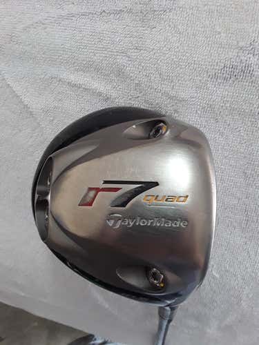 Used Men's TaylorMade Right Handed R7 Quad Driver Stiff Flex 10.5 Loft