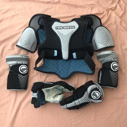 Used Maverik Lacrosse Pads Set