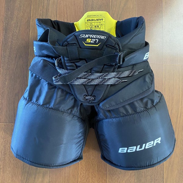 Bauer S27 Hockey Goalie Pants Black Junior Medium