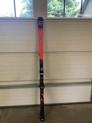 Used 2019 Rossignol Racing Hero FIS GS Pro Skis With Bindings Max Din 20