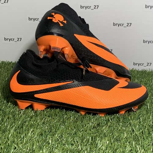 Orange Men's Molded Cleats Nike Phantom Vision Elite Cleats