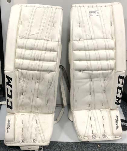 Used Ccm Extreme Flex 860 31" Plus 1" Ice Hockey Goalie Leg Pads