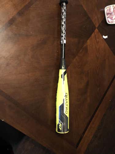 Used Kid Pitch (9YO-13YO) USSSA Certified 2017 Rawlings Composite Quatro Bat (-10) 17 oz 27"