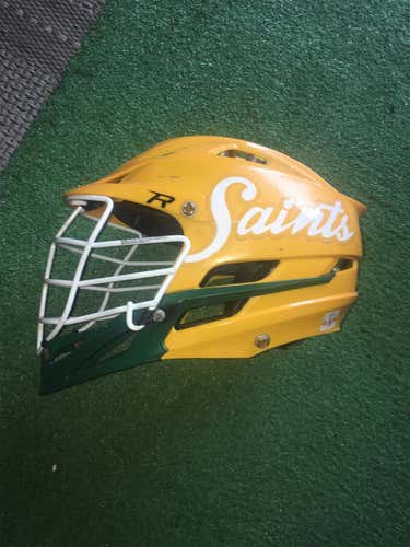 Siena D1 Yellow Adult Cascade R Helmet