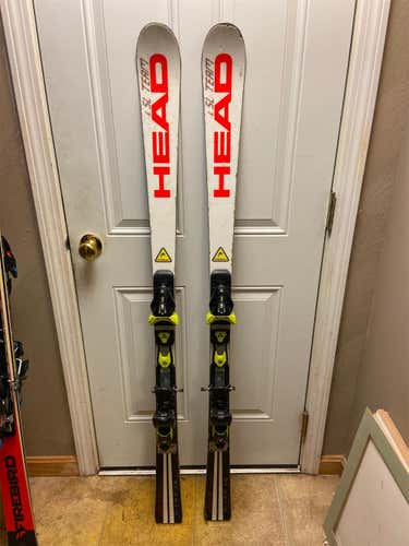 Used  Racing Worldcup Rebel  I.SL RD Team With Bindings Max Din 11 Skis 151s