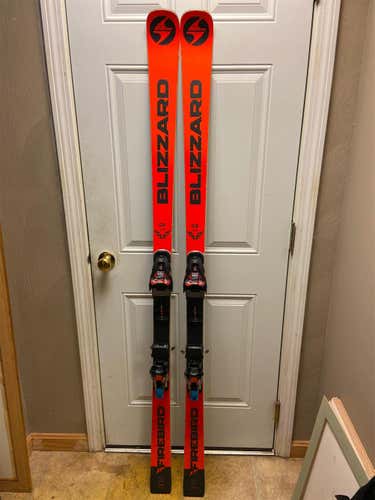 Used  Racing Firebird GS 177s Race Plate With Bindings  Max Din 12 Skis