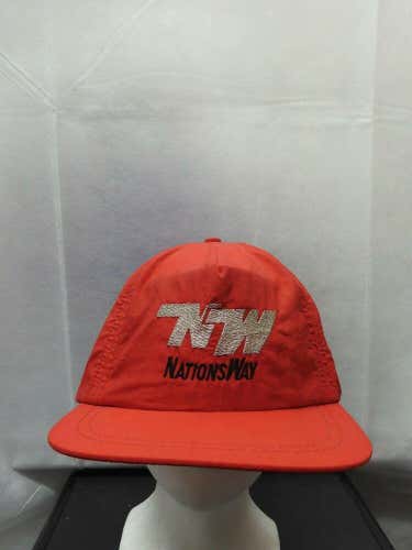 Vintage Nations Way Red Snapback Hat