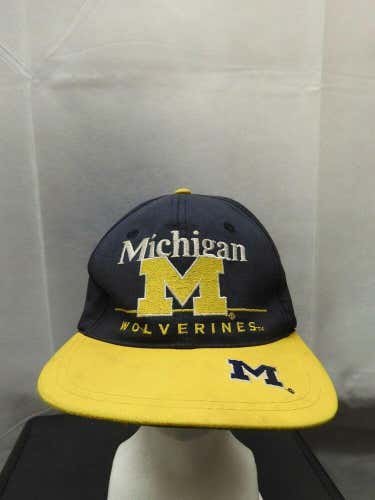 Vintage University of Michigan Twin Enterprise Snapback Hat NCAA