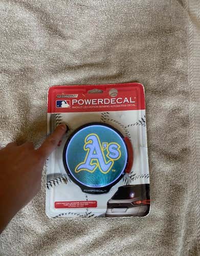 Oakland Athletics MLB Light Up  Decal Motion Sensing Auto Decal