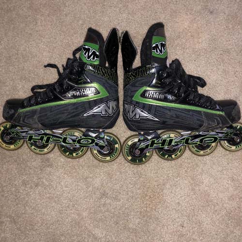 Mission Axiom T6 Inline Roller Hockey Skates Senior Size 7D