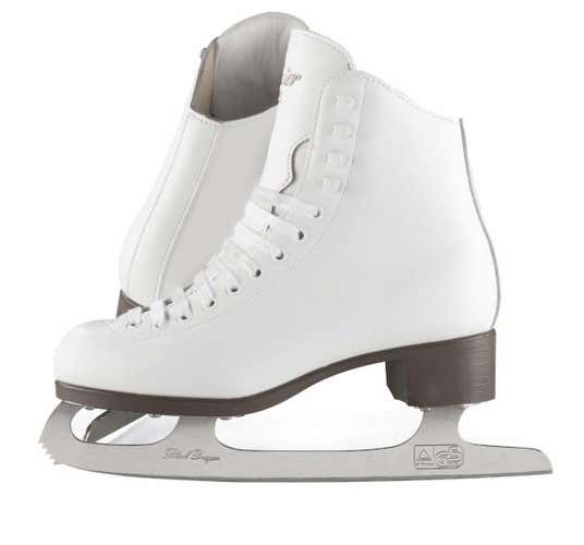Jackson GSU 121 Junior White Figure Skate Sz 1