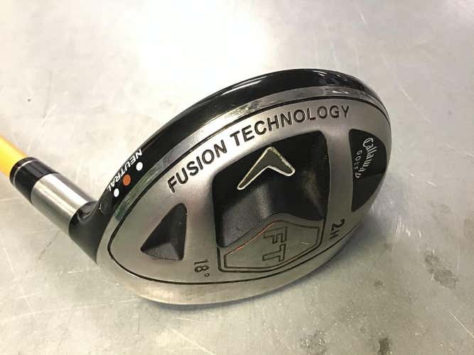 Used Callaway Ft Hybrid 2 Hybrid Graphite Stiff Golf Hybrids