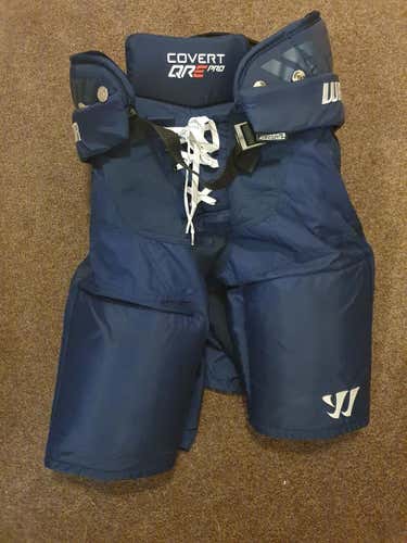 Blue Used Senior Medium Warrior Covert QRE Pro Hockey Pants