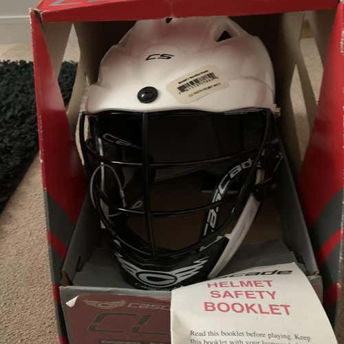 White Youth Cascade Cs Helmet