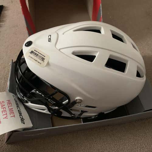 White Youth Cascade Cs Helmet