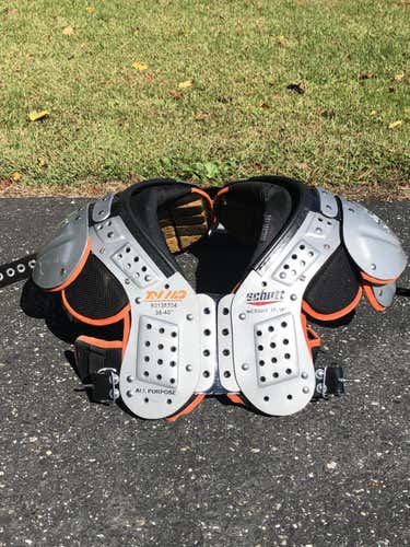 Schutt XV HD Shoulder Pads with lower back plate. Bonus!