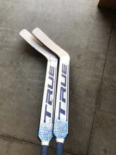 Used Senior True Regular Goalie Stick 27" Paddle Pro Stock