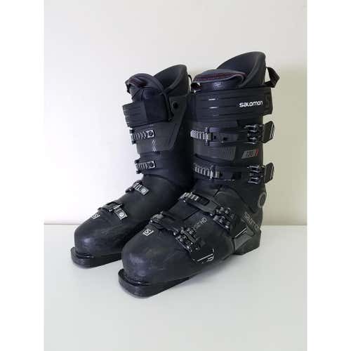Used Men's Salomon All Mountain S/Pro 120 Size 28.0 Ski Boots Stiff Flex