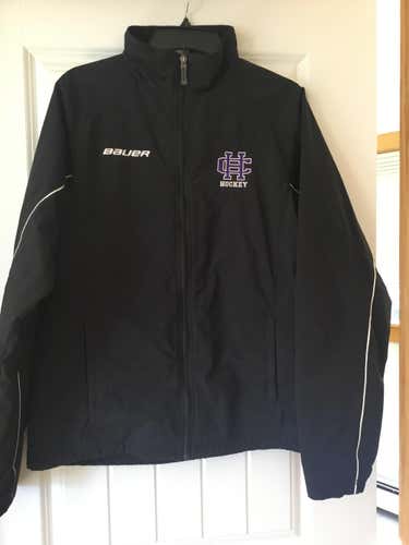 Bauer Holy Cross Hockey Warmup Jacket with Fleece Lining